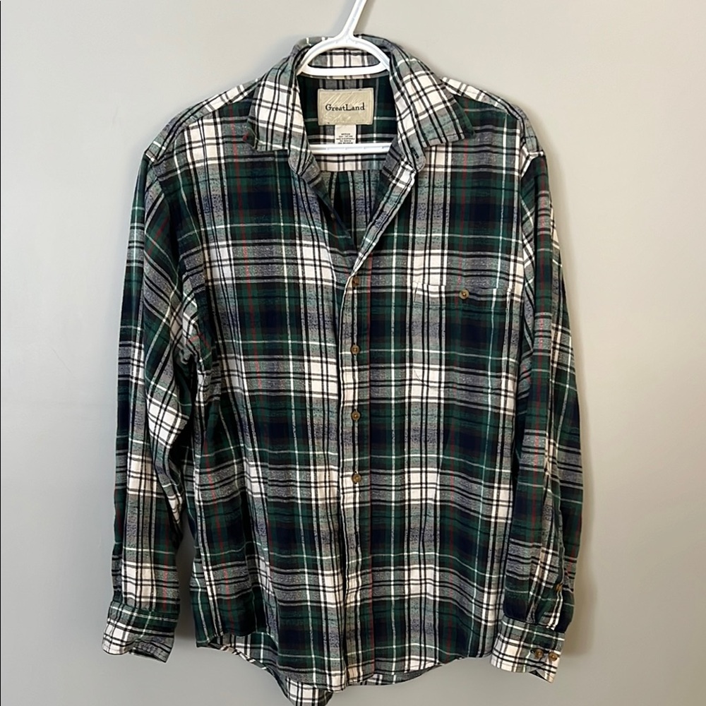 Vintage GreatLand Plaid Cozy Flannel